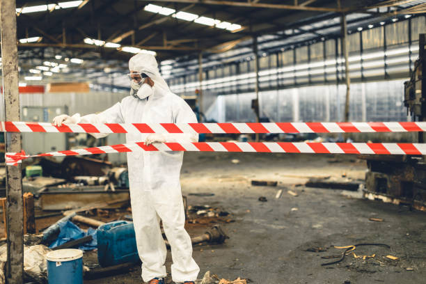 Professional Unattended Death Cleanup technician working in Coppell, TX